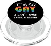 LGBT I'm So Gay I Can´t Even Think Straight PopSockets PopGrip for MagSafe