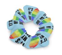 Lgbt It'S My DNA Fashion Hair Bands Scrunchies for Women Soft Elastic Hair Ties Accessories