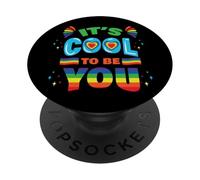 LGBT Kindness Motivational Pride Month Its Cool to be You PopSockets Adhesive PopGrip