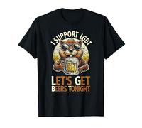 LGBT Let's get Beers tonight - Beer Drinker Polish Bóbr T-Shirt