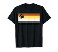 LGBT Papa Mens Gay Pride Month - Paw Gay Bear T-Shirt