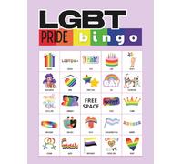 LGBT Pride Bingo: 32-Player Pride Month Themed Party Games for LGBTQ Party Game, Corporate Diversity Events, Classroom Activities for Schools