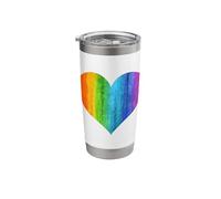 LGBT Pride Rainbow Flag LGBTQI Pride Month Stainless Steel Insulated Tumbler