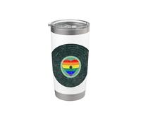 LGBT Pride Vintage Retro 80's 90's Stainless Steel Insulated Tumbler