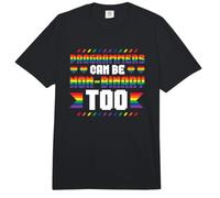 LGBT Programmers Can Be Non-Binary Too Funny Genderqueer Comfort Colors Adult Heavyweight T-Shirt