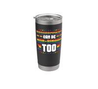 LGBT Programmers Can Be Non-Binary Too Funny Genderqueer Stainless Steel Insulated Tumbler