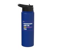 LGBT Programmers Can Be Non-Binary Too Funny Genderqueer Stainless Steel Insulated Water Bottle