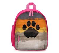 LGBT Proud Dog Paw Cute Backpack Small Daily Daypack Travel Shoulder Bag with Adjustable Strap Funny Graphic