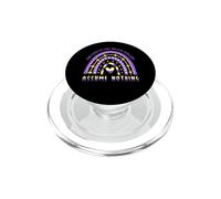 LGBT Quote Assume Nothing Nonbinary Rainbow PopSockets PopGrip for MagSafe
