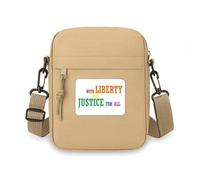 lgbt rainbow flag and justice Crossbody Bag Cell Phone Purses Handbag Shoulder Mini Bag
