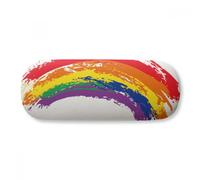 LGBT Rainbow Gay Lesbian Transgender Glasses Case Eyeglasses Hard Shell Storage Spectacle Box