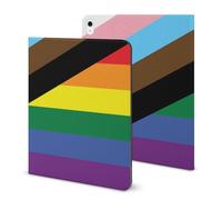 LGBT Rainbow Transgender Flag Funny Tablet Case Compatible with IPAD Pro 2020 （11in）/2020 （10.2in）/2020 AIR 4 （10.9in）/Pro 2021 （11in）/Air4/Air5 （10.9in） Personality Protective Cover with Pen Slot