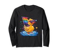 LGBT Rubber Duck Rainbow LGBT Parade Gay Pride Month LGBTQ Long Sleeve T-Shirt