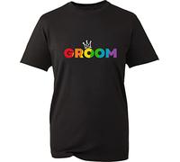 LGBT Stag Do Party T-Shirt Bachelor Party Groom, I Do Crew LGBTQIA+ Community Gay's Wedding Gift Tee Top (Black, XL)
