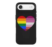 LGBT Transgender Proud Flag Heart Funny Case Compatible with iPhone 17 17 Air 17 Pro 17 Pro Max Protective Phone Cover