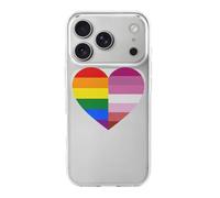 LGBT Transgender Proud Flag Heart Funny Case Compatible with iPhone 17 17 Air 17 Pro 17 Pro Max Protective Phone Cover