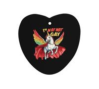 LGBT Unicorn Rainbow Gay Car Air Freshener Decorative Hanging Aromatherapy Tablets for Car Trucks Love form