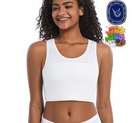 LGBT UNICORNS Chest Binder Corsage Tops for Women Corsage Underwear Black, White, XL