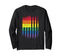 LGBT USA Flag Gay Rainbow Pride Parade Meme Long Sleeve T-Shirt