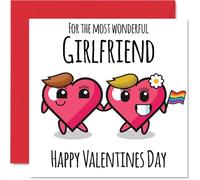 LGBT Valentines Card, Wonderful Girlfriend
