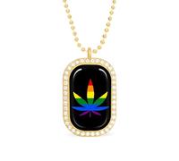 LGBT Weed Gay Proud Custom Photo Necklace Personalized Picture Pendant Memory Jewelry for Women