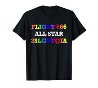 LGBTQ 2SLGBTQIA GAY FLIGHT 666 PRIDE MONTH T-Shirt