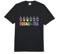 LGBTQ Boba Tea Pun Equal Rainbow Colors Bubble Tea Kawaii Comfort Colors Adult Heavyweight T-Shirt