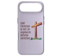 LGBTQ CHRISTIAN NOT AN OXYMORON HATEFUL CHRISTIAN IS Meme Case for iPhone Air