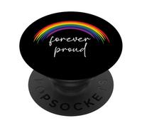 LGBTQ Community Gay Rainbow Pride Forever Proud Celebration PopSockets Adhesive PopGrip