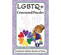 LGBTQ+ Crossword Puzzle Book, 50+pages, 6x9 120 pages Great for Vacation, gifts, Holiday, or leisure.: A-to-Z gen crossword puzzle book. Easy to read ... A book you can relax with in your spare time.