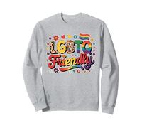 LGBTQ Friendly Equal Rights LGBT Pride Shirt Rainbow Flag Sweatshirt