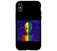 LGBTQ gay Alien Science Fiction Alien LGBTQ Case for iPhone X/XS