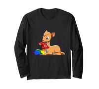 LGBTQ Gay Kid and Mama Deer Pride Family Long Sleeve T-Shirt