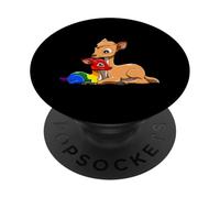 Lgbtq Gay Kid And Mama Deer Pride Family PopSockets Adhesive PopGrip