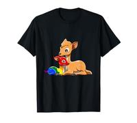 LGBTQ Gay Kid and Mama Deer Pride Family T-Shirt