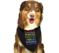 LGBTQ Gay Pride Rainbow Pride Month Lesbian Bisexual Spring Dog Bandanas Girl Bulk Pet Scarf Adjustable Soft Triangle Bibs Accessories for Small Medium Large Dogs Cats
