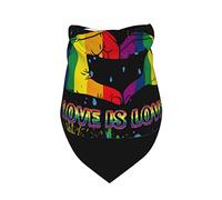 LGBTQ Gay Pride Rainbow Pride Month Lesbian Bisexual Spring Dog Bandanas Girl Bulk Puppy Kerchief Adjustable Soft Triangle Bibs Accessories for Small Medium Large Puppy Cats
