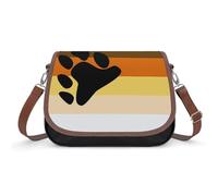 LGBTQ Gay Proud Flag Small Womens Crossbody Bags Shoulder Handbag with Adjustable Strap for Travel