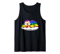 LGBTQ Gay Sleeping Sloth Rainbow Pride Week Nap Tank Top