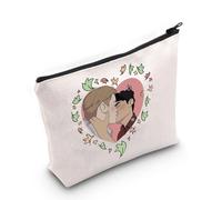LGBTQ Inspired Gift Nick and Charlie Gay Couple Gift Heart Stopper Leaves Makeup Bag for BL Drama Fans (Heart Stopper EU)