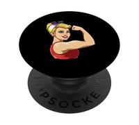 LGBTQ Lesbian Feminism nonbinary Pride Strong PopSockets Adhesive PopGrip