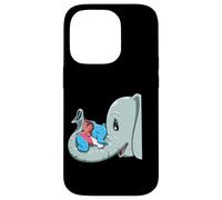 LGBTQ Mama Transgender Elephant Kid Rainbow Love Case for iPhone 14 Pro