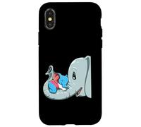 LGBTQ Mama Transgender Elephant Kid Rainbow Love Case for iPhone X/XS
