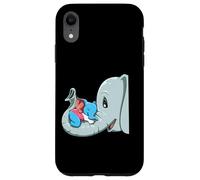 LGBTQ Mama Transgender Elephant Kid Rainbow Love Case for iPhone XR