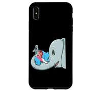 LGBTQ Mama Transgender Elephant Kid Rainbow Love Case for iPhone XS Max
