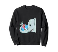 LGBTQ Mama Transgender Elephant Kid Rainbow Love Sweatshirt