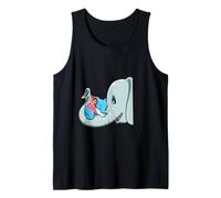 LGBTQ Mama Transgender Elephant Kid Rainbow Love Tank Top