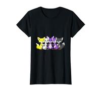 LGBTQ Nonbinary Fox Rainbow Lesbian Nonbinary Pride Love T-Shirt