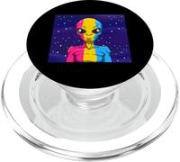 LGBTQ pansexual Alien Science Fiction Alien LGBTQ PopSockets PopGrip for MagSafe