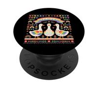 LGBTQ+ Pride Geese Cute Rainbow Animal PopSockets Adhesive PopGrip